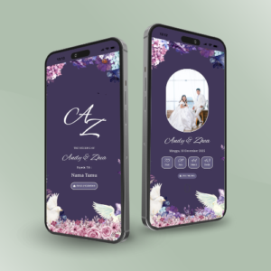 Tema Art 5 Undangan Pernikahan