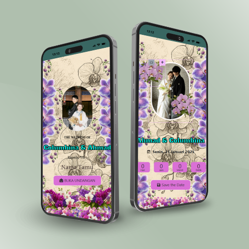 Orchid Floral Wedding Theme